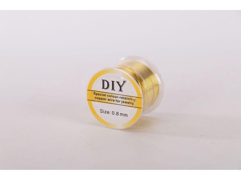14k Color-Preserving Gold-Copper Wire: DIY Soft Wire for Wrapping, Weaving, and Beading