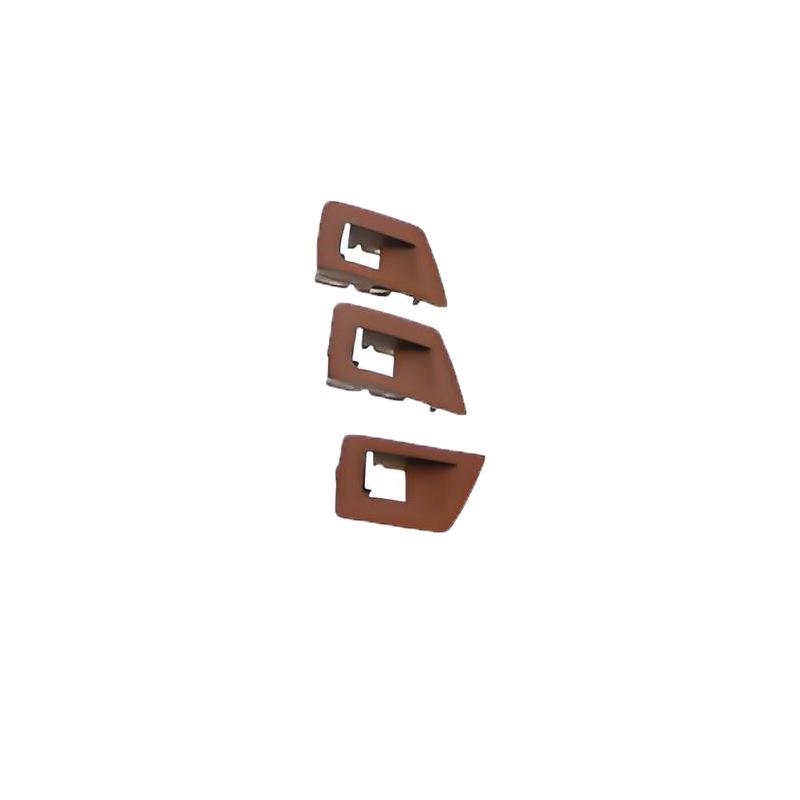 BMW 5 Series Interior Armrest 7-Piece Set RHD (Red Brown)