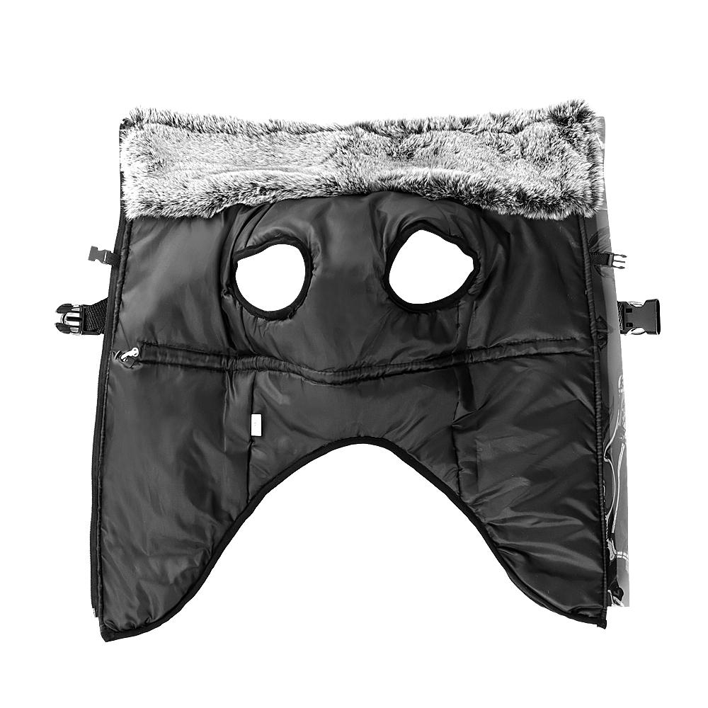 Warm Dog Clothes With Harness Winter Dog Clothes For Labrador Greyhound French Bulldog Vest Outfits Waterproof Big Dog Coat