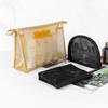 Korean Mini Mesh Travel Cosmetic Bag Set - Cute, Portable, Simple Storage Solution