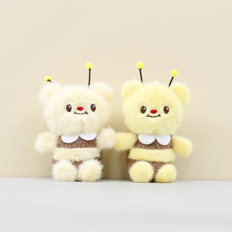Sweet Bumblebee Bear Stuffed Animal Charm Made Of Soft Pp Cotton For Gifts Kids