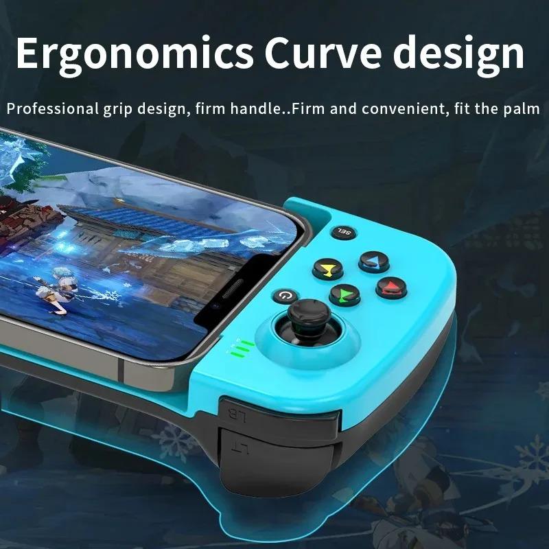 Wireless Stretchable Game Controller Bluetooth 5.0 Mobile Phone Gamepad Controller for Samsung Huawei Xiaomi Android IOS