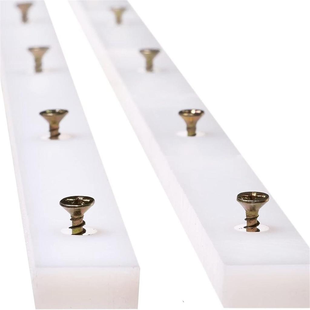 2Pack Crosscut Sled for Table Saw,Miter Slot Runners,UHMW Miter Bar with Predrilled Holes & Screws Ideal for U Tracks