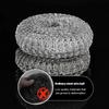 1/6Pcs Stainless Steel Kitchen Pot Brush with Ergonomic Handle Wire Ball Cleaning Tools Home Kitchen Dish Washing Accessories