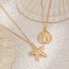 2 Pcs/ Set Pendant Bikini Belly Chain Metal Body Chain Jewelry Gift Starfish Waist Chain  Beach