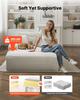 Chaise Lounge Chair, 1380 mm Boneless Chaise Lounge Indoor, Modern Upholstered Oversized Reading Chair with Throw Pillows & Armrests, Sofa Couch Deep