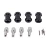 4pcs 18mm Wheel Spacers Fit for Scx10 1Celsius10 RC Crawler Car Brass Wheel Hubs Extension Drive Adapter