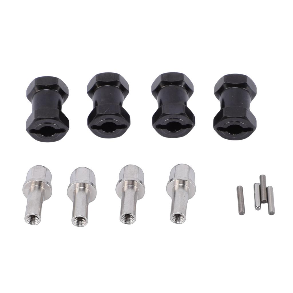 4pcs 18mm Wheel Spacers Fit for Scx10 1Celsius10 RC Crawler Car Brass Wheel Hubs Extension Drive Adapter