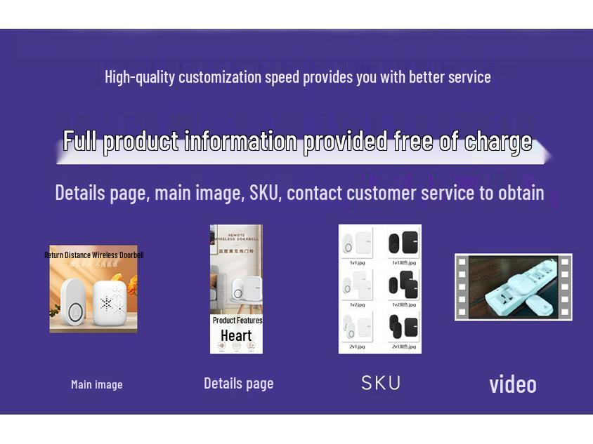 38-Ringtone Wireless Doorbell with Long-Distance Pager & Remote Control