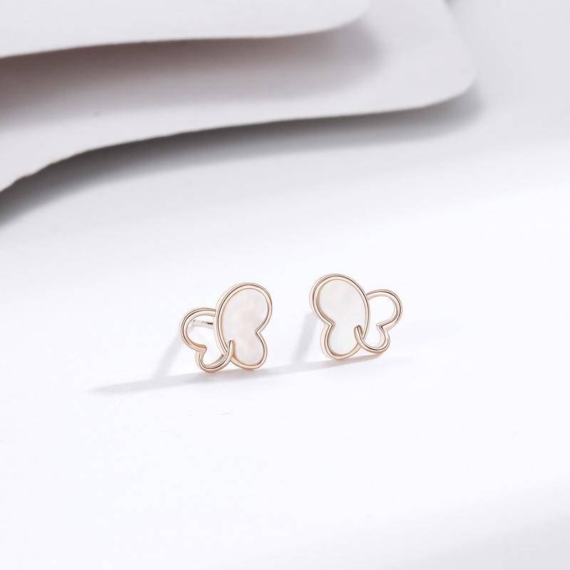 

Серьги-гвоздики Fritillary Butterfly для женщин, ниша, изысканный темперамент, универсальный стиль Ins, высококачественные дизайнерские серьги для женщин