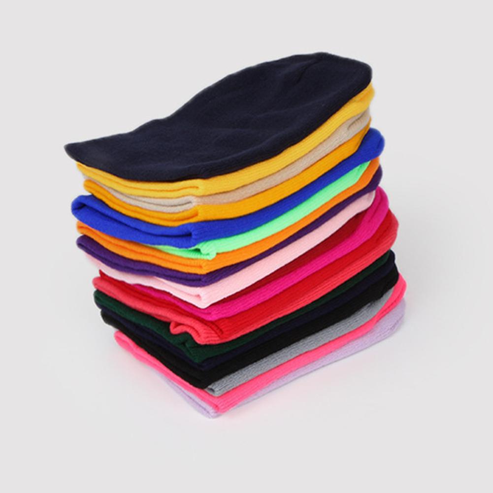 Paar Frauen Männer Mode Winter Warm Einfarbig Mode Wolle Strickmütze Mütze Beanie