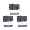 Limit Control Microswitch Assembly, KW11 KW12 Contact Button Unit with Black Housing and 5A 125V 250V Rating Body