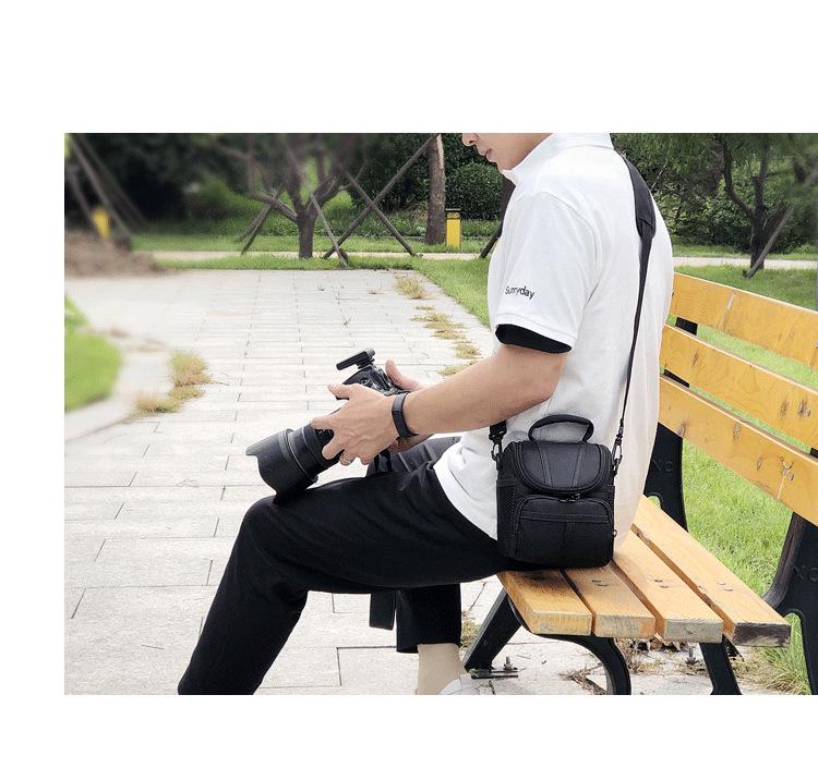 Camera Bag for Canon Nikon D40: Mirrorless SLR Single Shoulder Crossbody Digital Photography Bag
