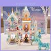 Betoverend Frozen Prinsessenkasteel Bouwstenen Puzzelspeelgoed Voor Creatieve Kinderen