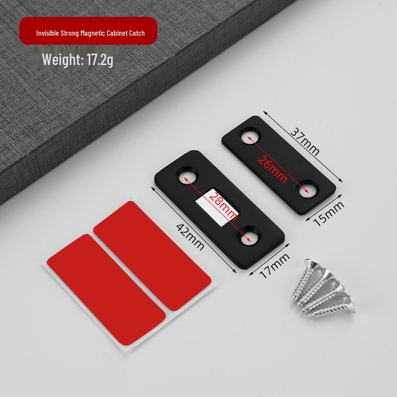 Stainless Steel Magnetic Cabinet & Door Catch - Invisible Punch-Free Closer