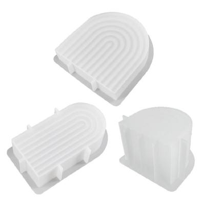 U-Shaped Decoration Candle Silicone Mold Resin Epoxy Craft Polymer Clay Craft