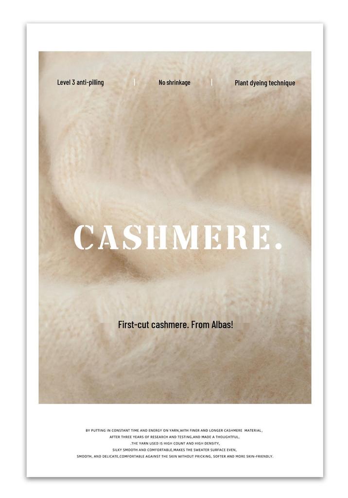 Women's Solid Color Cashmere Cable Knit Pullover Sweater - Round Neck, Thick, Warm Base Layer