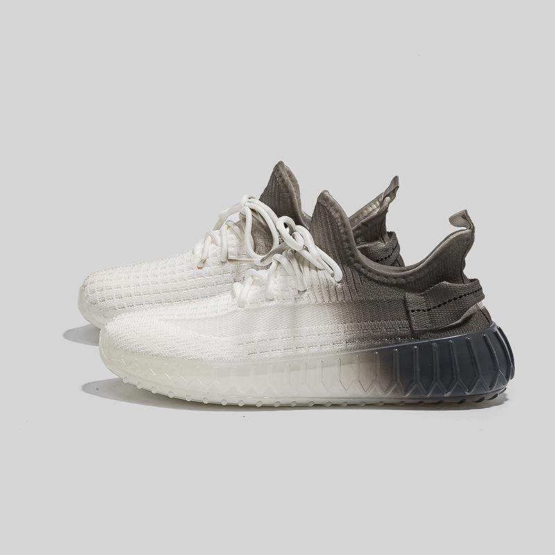 ins Korean version of popcorn fly-woven women's shoes spring new breathable sports shoes breathable couple coconut shoes women 355