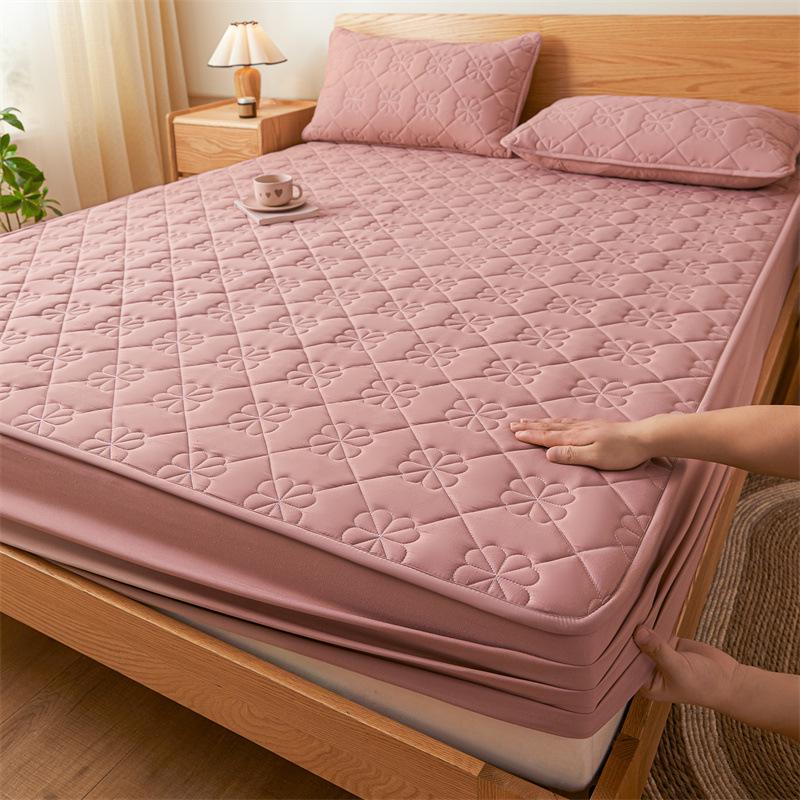 Class A Waterproof Quilted Mattress Protector - Double Bed, Breathable & Anti-Wetting Bedspread