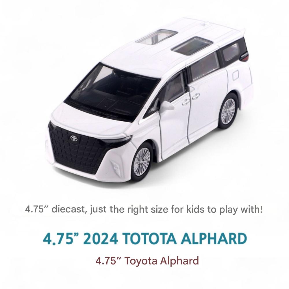 Welly 2024 Toyota Alphard Kovový model 115 x 40 mm