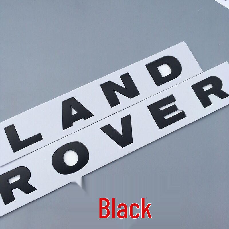 Suitable for Land Rover: Hood and Rear Lettering Emblem for Range Rover Evoque/Discovery 4.