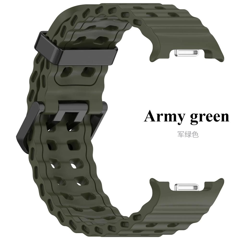 

Морской ремешок для Samsung Galaxy Watch 8 Classic 46 мм, спортивный силиконовый ремешок для Galaxy Watch 8 40 мм 44 мм, браслет, аксессуары Galaxy Watch 8 Classic