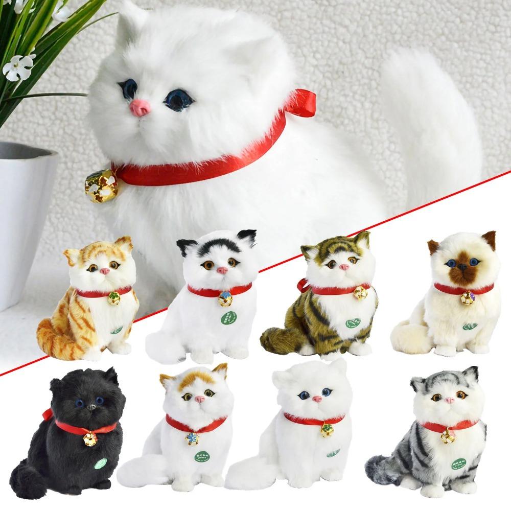Plush Cat Toys Stuffed Sounds Cats That Look Real Stuffed Cat Pillow Realistic Stuffed Animal Christmas Birthday Gift Toys