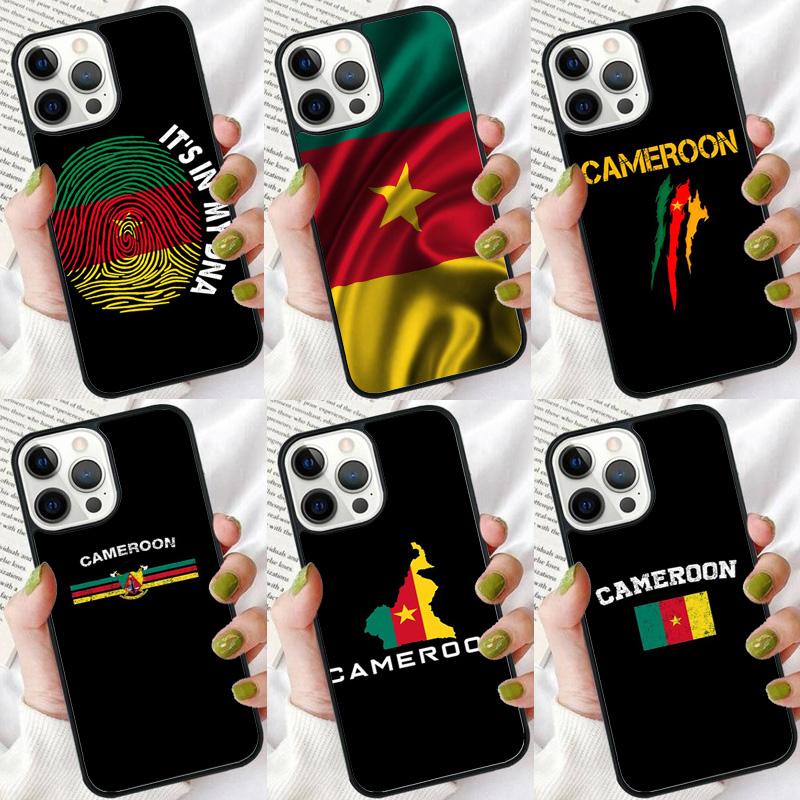 Republic of Cameroon Flag Phone Case For iPhone 17 Air 16 15 14 plus 11 12 13 Pro max Soft Bumper Shell Cover coque