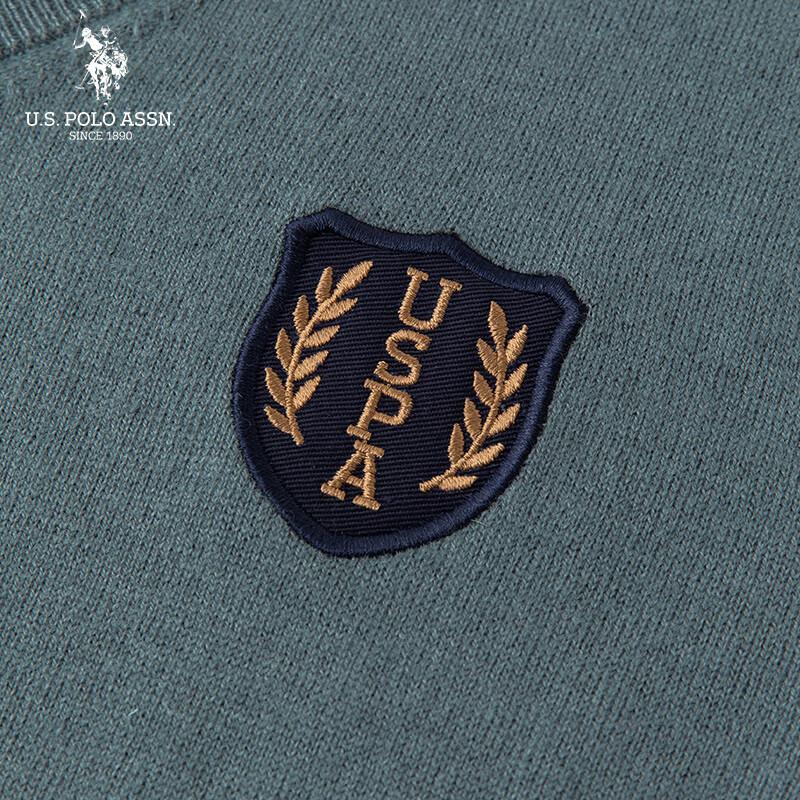 U.S. Polo Assn. Herren Business Casual Strickweste aus reiner Wolle