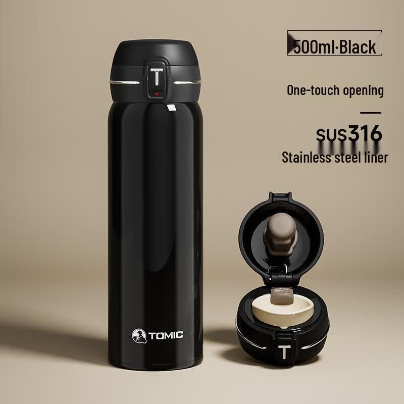 

TOMIC 500ml Lightweight 316 Stainless Steel Insulated Thermos