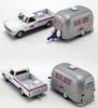 Greenlight ACME Scale Chevrolet C10 with Airstream Bambi Sport 1968 Greenlight Chevy Airstream 1/64 S.C.T.A.