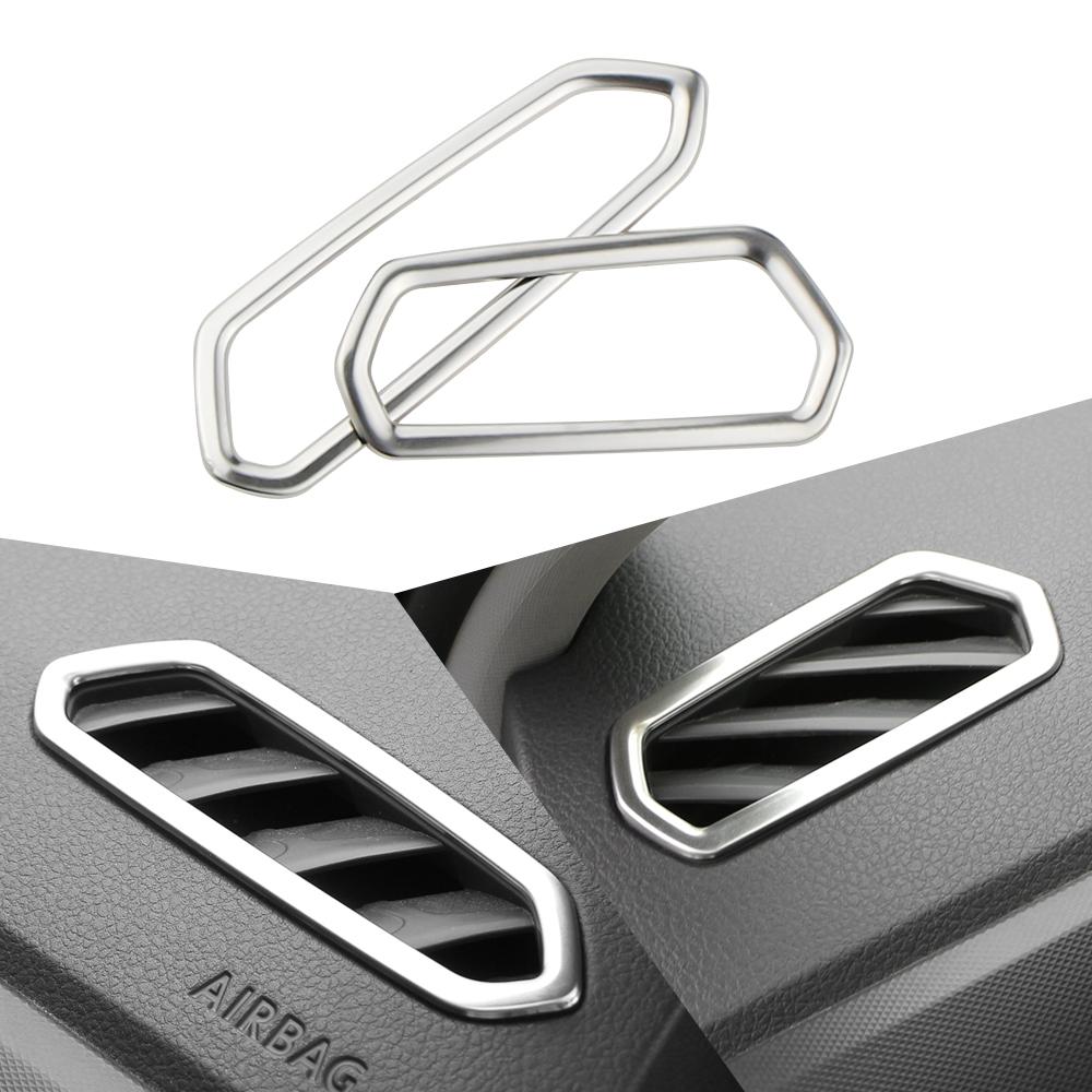 

Накладка на рамку передних воздуховодов кондиционера на приборную панель автомобиля для VW Volkswagen T-Cross T Cross 2019 - 2023 lhd Аксессуары silver