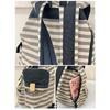 Sac à dos scolaire pour étudiants Sac à dos à rayures rétro Sacs à dos de voyage Sacs à dos de jour grande capacité Sac à dos de voyage pour filles