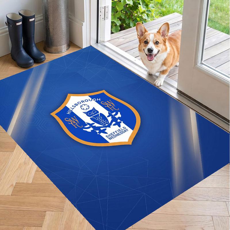 Soft Floor Carpet Sheffield Wednesday Pattern Area Rug Decorative Mat For Home Room Decoration