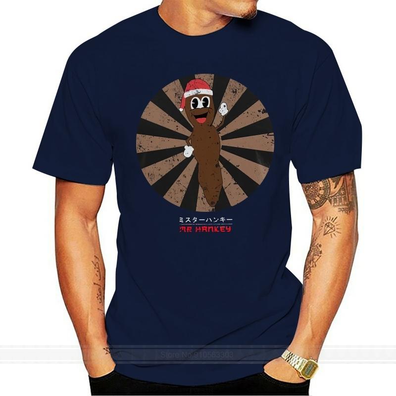 New Printed Funny Mr Hankey The Christmas Poo Retro Japanese Mens TShirt womens tshirt S