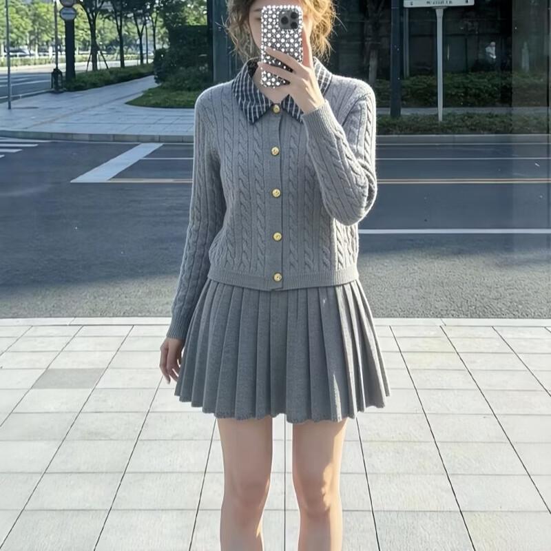 La Chapelle French Style Elegant Cardigan & Sweater Set