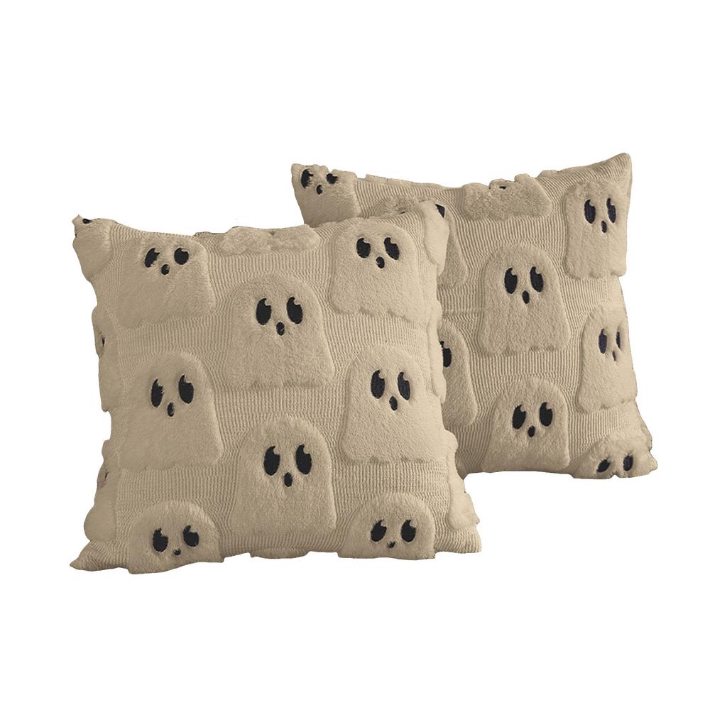 Ghost Plush Pillow Covers Halloween Decor For Sofa Couch Bed Living Room Soft Cushion Cover Throw Home Pillow Cases 45*45cm
