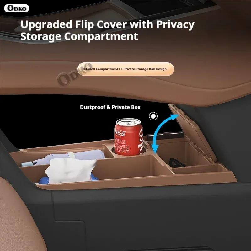 Silicone Storage Box 2025 FOR NIO ONVO L90 Center Console Modification Anti-slip Pad Accessories Organizer Decoration