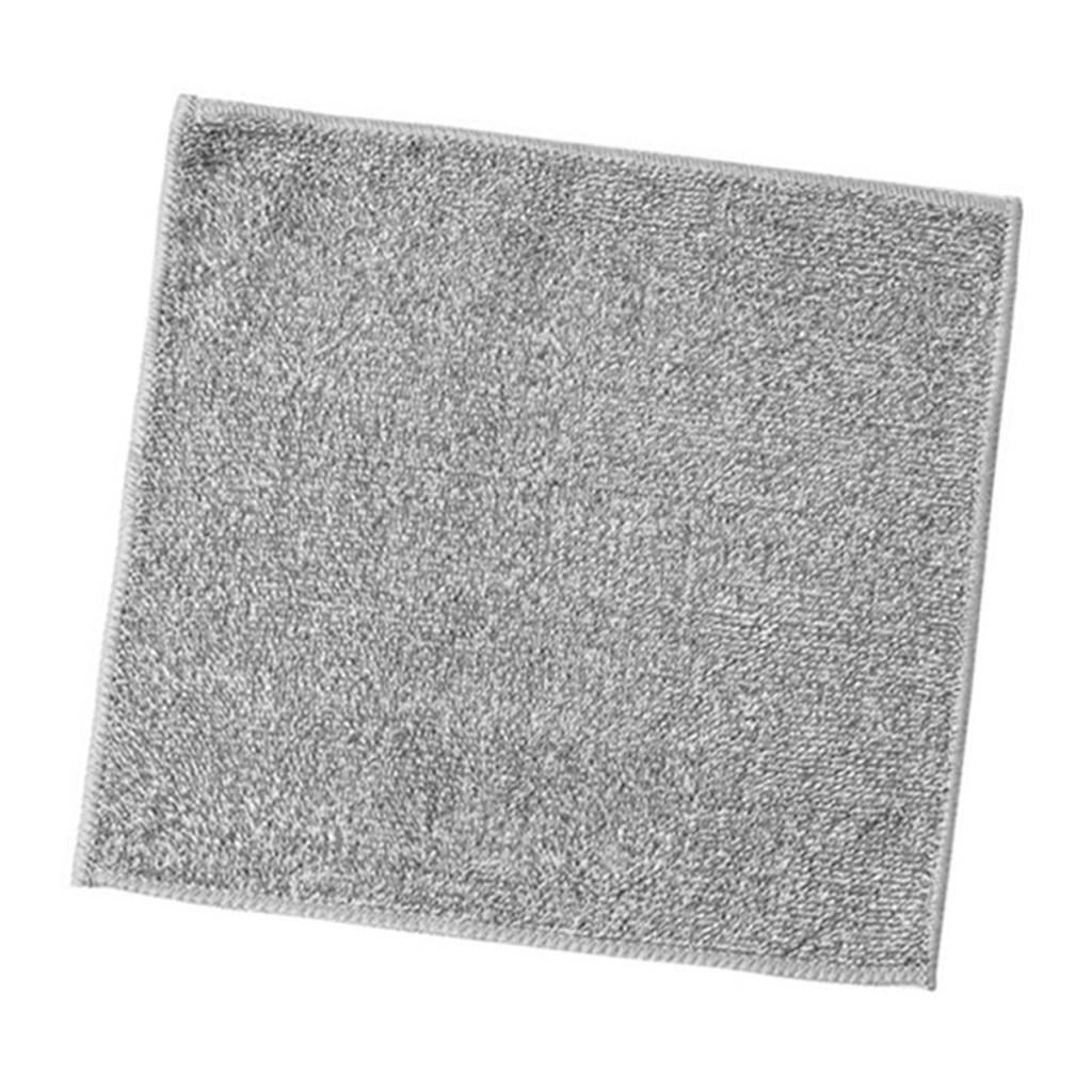 Geschirrtuch Verdickt Saugfähig Bambusfaser Wiederverwendbar Spültuch zum Handspülen Haushaltsreinigung 30x30cm   11.8x11.8in