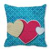 Creative Valentine's Day Happy Series Digital printing short plush pillow covers for car sofa office cushion cover home goods