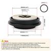 Aluminium Alloy Car Steering Wheel Short Hub Adapter Quick Release  Kit Replacement Accessories Compatible-For -SC
