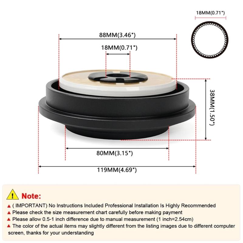 Aluminium Alloy Car Steering Wheel Short Hub Adapter Quick Release  Kit Replacement Accessories Compatible-For -SC