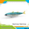Marine Animal Models: Butterflyfish, Lionfish, Narwhal, Yellowfin Tuna, Saury Ornaments
