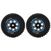 2Pcs Rubber Tire Skin 165mm Diameter Wheel Tire for ZD Racing 1 7 DBX‑07 RC Car Upgrade PartBlue