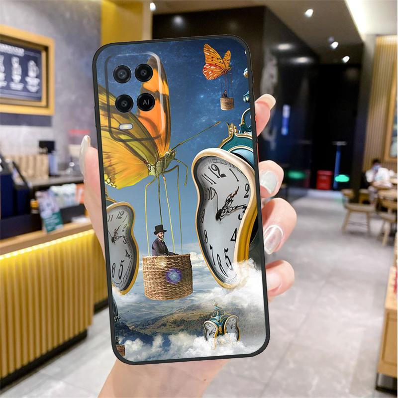 

Художественный чехол Сальвадора Дали Для Oppo A74 A54 A94 A78 A98 A18 A60 A80 A40 A38 A58 A96 A76 A16 A15 A17 A57 A77 A5 Pro OPPO A57 5G