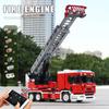 MOULD KING 17022 Technical Building Toys for Boys The APP RC Motorized Fire Ladder Truck Kits Model Blocks Bricks Kids Toys Gift