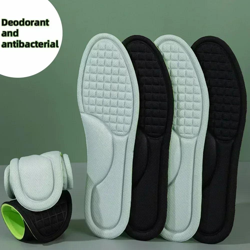Memory Foam Orthopedic Insoles 20 Pairs Shock Absorbing Deodorizing Inserts for Sports Shoes Comfort Insoles for Men Women