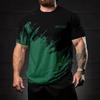 Fashion 3D Print Men Short Sleeve Round Neck T-Shirt Plus Size Tee Summer Casual Tshirts