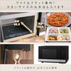 Panasonic Microwave Oven 22L Flat Table Speed Warming Hertz Free Metal Black NE-FL222-K