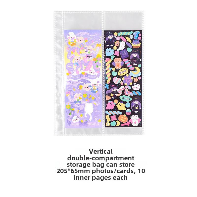 

Вдохновленный альбом для карточек Polaroid Star Idol с прозрачными внутренними страницами и наклейками